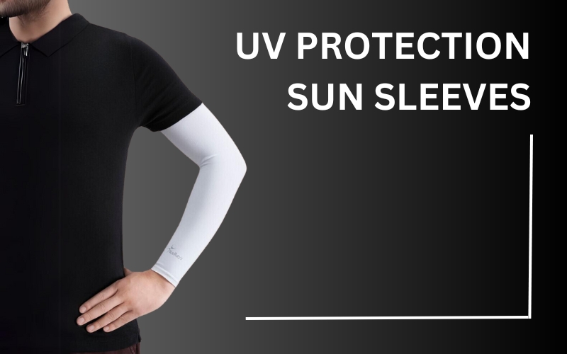 Black Long Arm Sleeves Pair Sun Protection, Protect Your Arm, Long